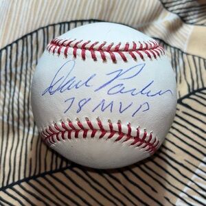 Autographed White Baseball